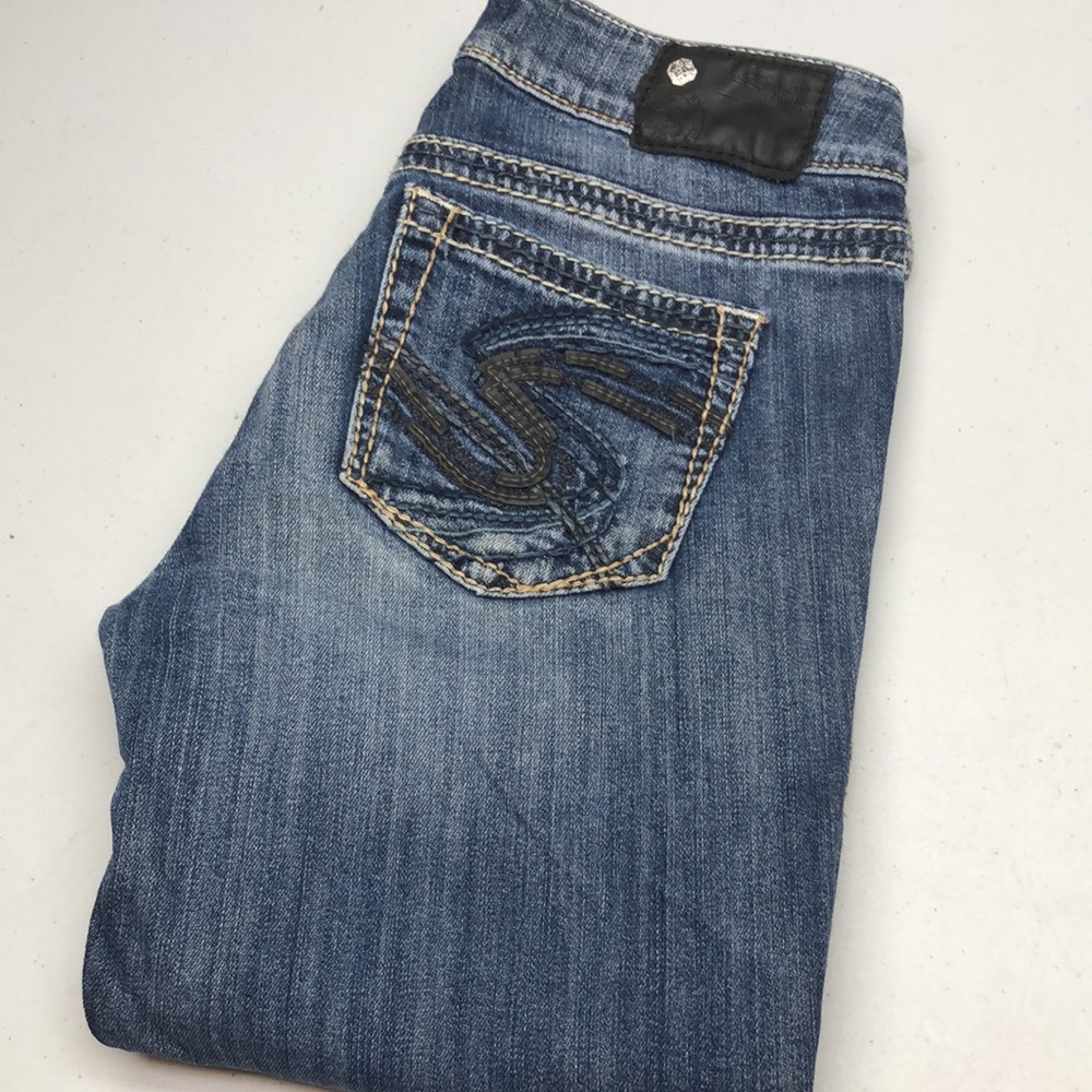 VINTAGE SILVER SUKI CAPRIS 28x26 ⭐️